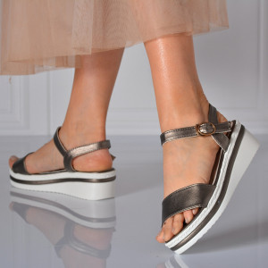 Sandale Cu Platforma Asme Bronz- Need 4 Shoes