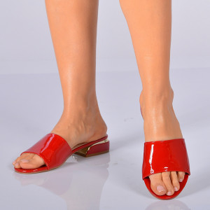 Papuci Cu Toc Paloma Rosii- Need 4 Shoes