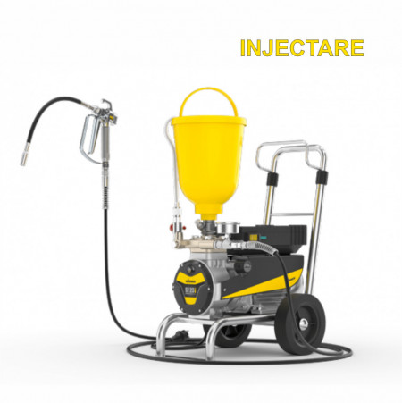 Pompa zugravit Wagner SuperFinish 23i Cart, pompa injectare materiale hidroizolante, motor electric 1,3 kW
