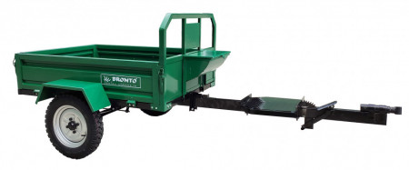 Remorca minitractor T500C bena140×80x28cm
