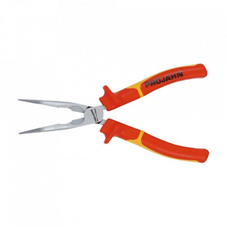 Cleste cu cioc lung in 45Âº electrician PROJAHN 205 mm izolata VDE