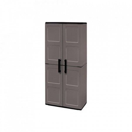 Dulap plastic 2 usi ArtPlast inalt cu suport pentru matura, balamale de otel si rafturi reglabile 680x370x1630mm