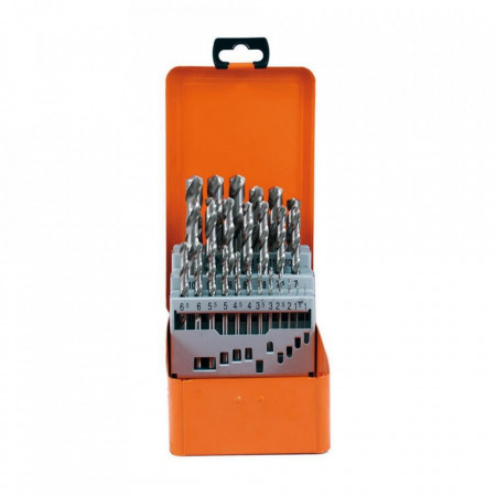Set burghie metal elicoidale PROJAHN, HSS-GÂ DIN 338 Typ N ECO, 1-13mm,Â 25 buc/set in cutie plastic