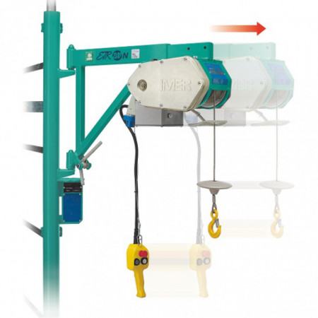 Electropalan IMER ETR 200 N, sarcina maxima 200 kg, inaltime maxima 30 m, motor 230V, 0.75 kW