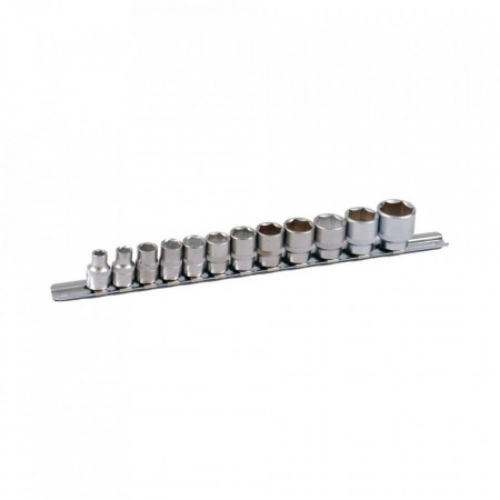 Set de chei tubulare 3/8" PROJAHN, scurt, metric 7-22 mm suport sina 12 buc/set