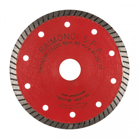 Disc diamantat pt. gresie, faianta, placi 125mm - Raimondi-179CCT125