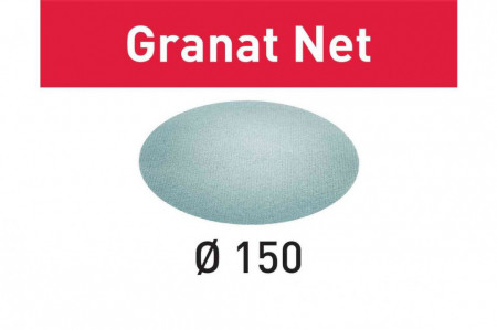Hartie de slefuit reticular Festool STF D150 P400 GR NET/50 Granat Net