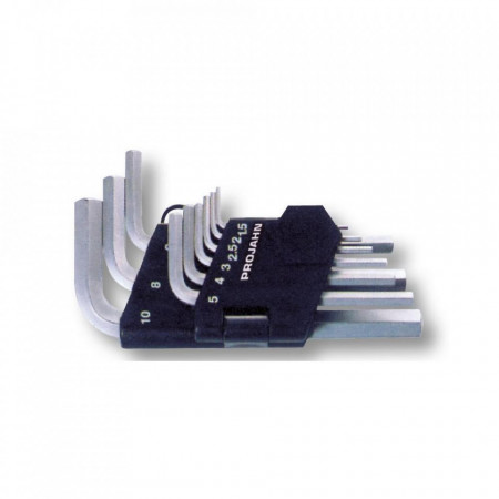 Set chei hexagonala (imbus) PROJAHN varianta scurta 1.5-10mm 9 buc/set