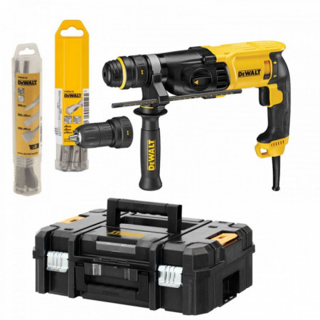 Ciocan rotopercutor DeWALT D25134KP cu mandrina detasabila si accesorii