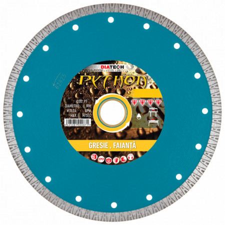 Disc diamantat pt. gresie PYTHON 125