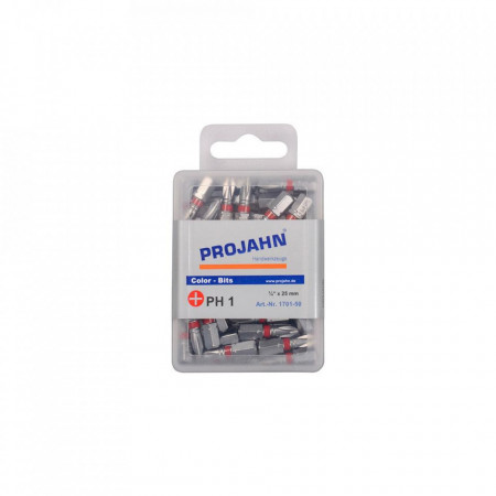 Set de biti colorati TX T40 Torx PROJAHN 1/4" 10 buc/set