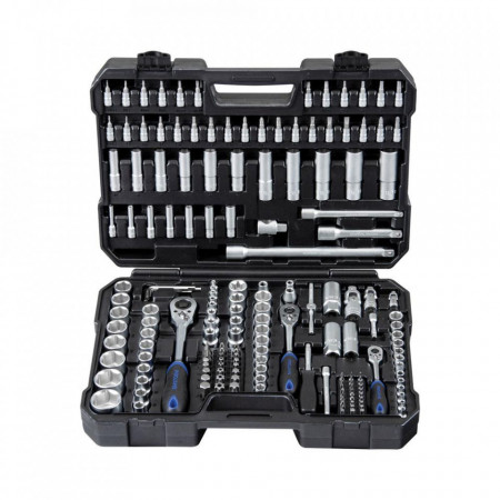 Trusa de chei tubulare 1/4"+3/8"+1/2" 72 dinti PROJAHN Proficraft , 4-32 mm, 182 buc/set