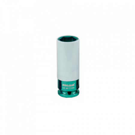 Cheie tubulara de impact adanc 1/2" cu perete subtire PROJAHN, 22/85 mm