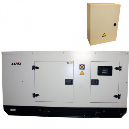 Generator stationar insonorizat SENCI, SCDE 72YS-ATS, 72 kVA, 400V, AVR, motor Diesel