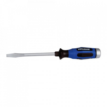 Surubelnita crestata (dreapta) PROJAHN cu maner anti-alunecare si capat de impact 1,0X5,5X100 MM