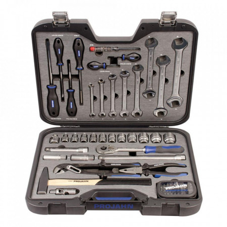 Trusa de chei tubulare industriale 1/2" PROJAHN, 8-27 mm, 67 componente/set, garantie 25 ani