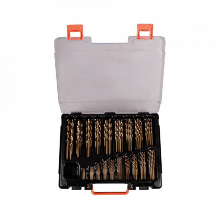 Set burghie metal elicoidale PROJAHN, HSS-Co5% DIN 338 Typ N ECO, 1-10mm, 170 buc/set
