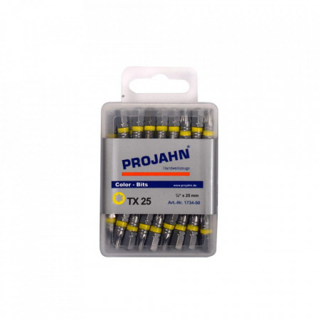 Set de biti colorati Hexagonali Hex 5 mm PROJAHN 1/4" 10 buc/set