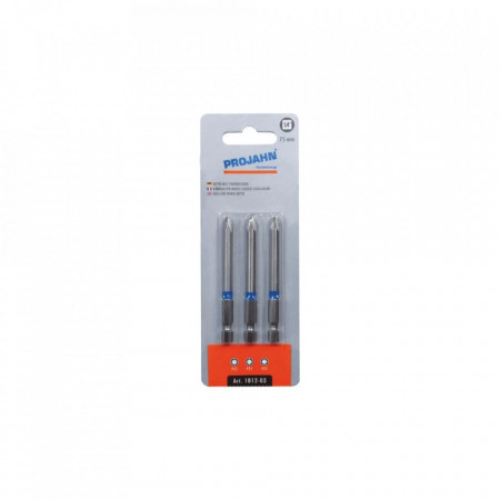 Set de biti colorati PH 2 Phillips (in cruce) PROJAHN 1/4" 3 buc/set