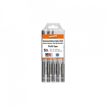 Set burghie beton PROJAHN, 5-6-8-10 mm SDS-PLUS ECO 5 buc/set