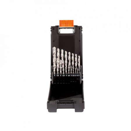Set burghie metal elicoidale PROJAHN, HSS-G DIN 338 Typ N TURBO, 1-10mm, 19 buc/set