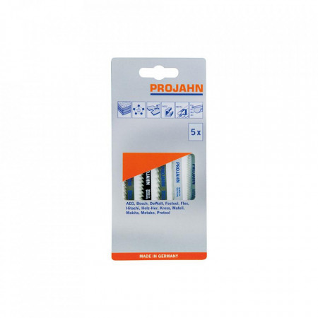 Set panze fierastrau pendular PROJAHN pentru metal, lemn si plastic 5 buc/set