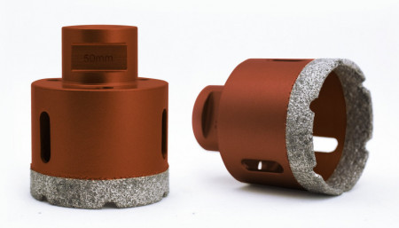 Carota diamantata pt. gresie portelanata & piatra - diam. 43mm - Profesional Standard - DXDY.REDrill.43