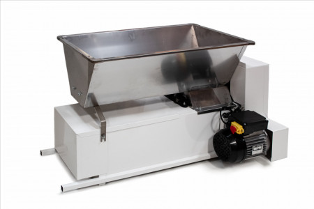Zdrobitoare-desciorchinator cu motor 0.75Kw, cuva semi inox, Ø96×220mm ENO 15