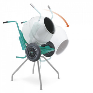 Betoniera IMER Rollbeta 130, capacitate 138 l, diametru cuva 610 mm, motor 230V, 0.3 kW, betoniera profesionala, betoniera ieftina, betoniera noua