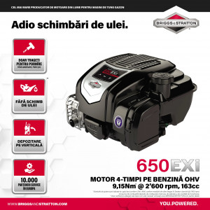 masina de tuns gazon pe benzina AL-KO Highline 46.6 SP-B Plus 3-in-1, 46 cm |B&S:650EXi 163cc, 2.4kW - Img 6