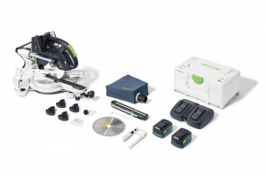 Festool Ferăstrău circular staţionar cu sanie de glisare cu acumulator KAPEX KSC 60 - Img 2