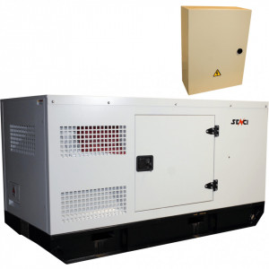 Generator insonorizat SENCI SCDE 25YS-ATS, 25 kVA, 400V, AVR, Diesel - Img 1