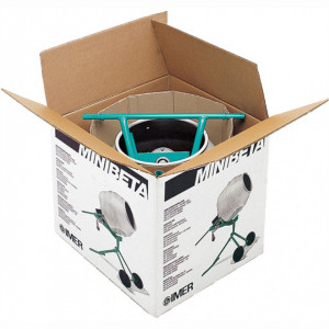 Betoniera IMER Minibeta 130 2P, capacitate 138 l, diametru cuva plastic HDPE 610 mm, motor 230V, 0.3 kW, betoniera profesionala, betoniera noua