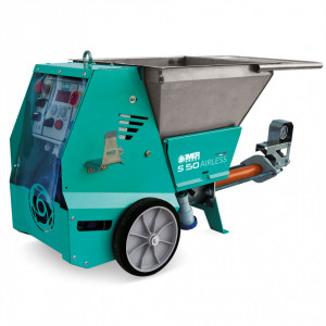 Masina de tencuit IMER Small S50 Airless, debit maxim material 8,5 l/min., motor 230V, 2,2 kW