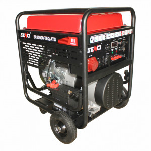 Generator SC-18000E-ATS, Putere max. 17 kW, 230V, AVR, motor benzina - Img 1