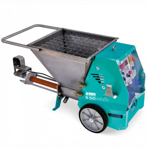 Masina de tencuit IMER Small S50 Airless, debit maxim material 8,5 l/min., motor 230V, 2,2 kW