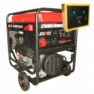 Senci Generator SC18000TE-ATS, Putere max. 17 kW, 400V, AVR, motor benzina - Img 1