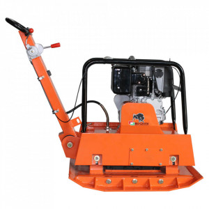 Placa compactoare reversibila BISONTE PCR 255-L, 38 kN, motor Loncin, benzina 13 cp, greutate 255 kg