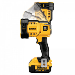 Proiector led cu acumulator DeWALT DCL043, 18V, autonomie 10 ore, 1000 lum, 400 metri - Img 2