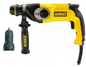 Ciocan rotopercutor Dewalt D25144KP, SDS Plus, 900 W, 3.0 J, 0 - 1450 rpm, doua mandrine interschimbabile, accesorii