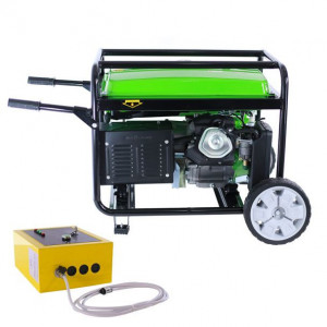 Generator de curent pe benzina Greenfield G-EC11000PEW3-C, portabil, 400/230V, 9.2 kVA, pornire electrica automatizata, cu panou ATS