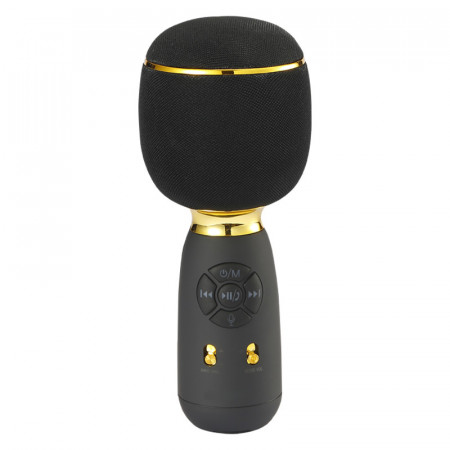 Microfon pentru Karaoke cu Boxa Incorporata, Negru