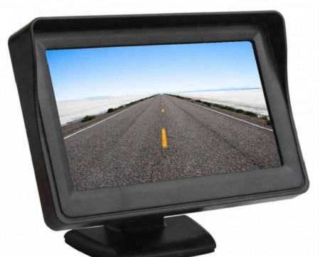 Monitor Pliabil Video LCD TFT Led Marsarier 4,3" ,Cablaj inclus,12V