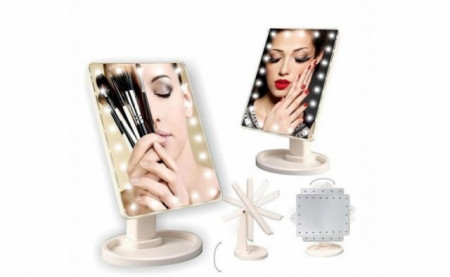 Oglinda cu LED pentru make-up