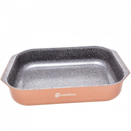 Tava aluminiu cu interior din ceramica 39,5 x 26 x 7 cm