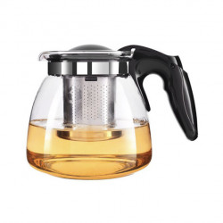 Ceainic din sticla, filtru din inox, capacitate 1100 ml