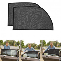 Set 2 x Parasolar negru pentru geamurile auto laterale