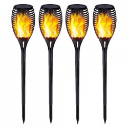 Set 4 x torta solara cu efect de flacara