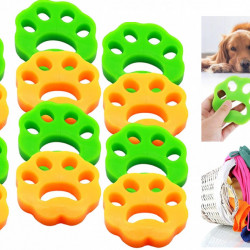 Set 12 captatoare scame si par - pentru masina de spalat pentru orice tip de material