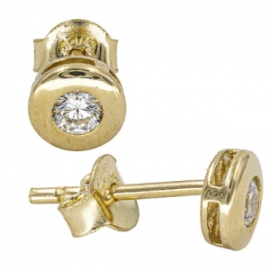 Bijuterii aur galben 14 K cercei colectie noua model ASPIRINA - Img 2